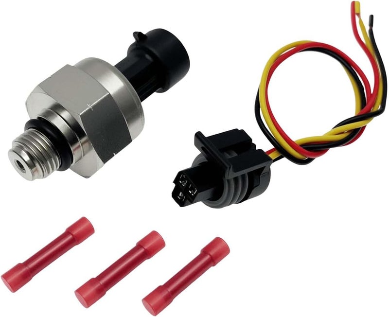 HYNYHT Injection Control Pressure ICP Sensor with Harness Kit F6TZ-9F838-A 1807329C92 CM5227 Compatible with 7.3 Powerstroke E350 E450 E550 F250 F-350 F450 F-550 - Image 1
